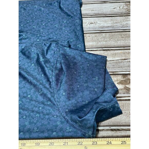 Hickey Freeman Mens‎ Golf Polo Blue Clover All Over Print Size Large - Picture 5 of 5